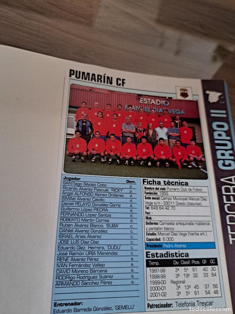 Coleccionismo deportivo: Foto plantilla y jugadores Don Bal&oacute;n 2002-03. Pumar&iacute;n CF