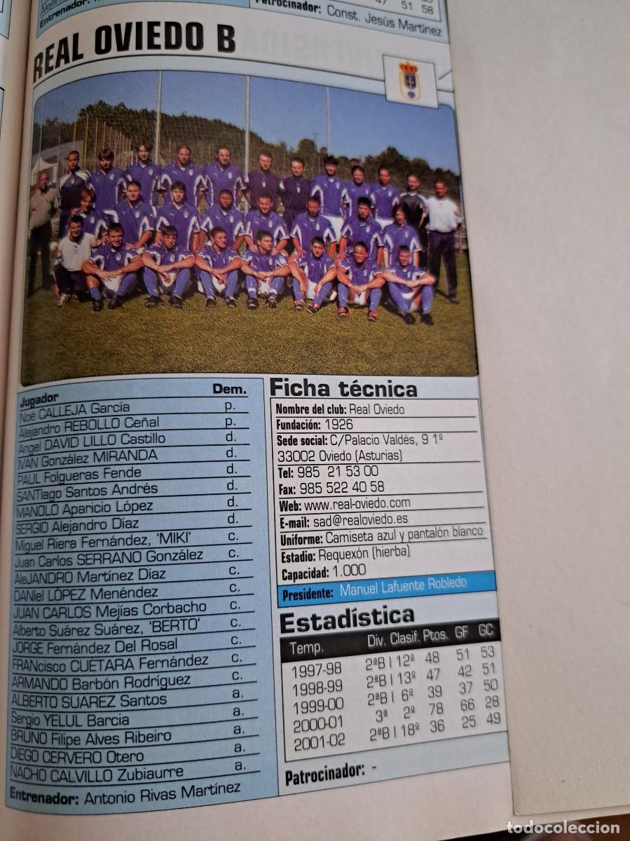 Coleccionismo deportivo: Foto plantilla y jugadores Don Bal&oacute;n 2002-03. Real Oviedo B