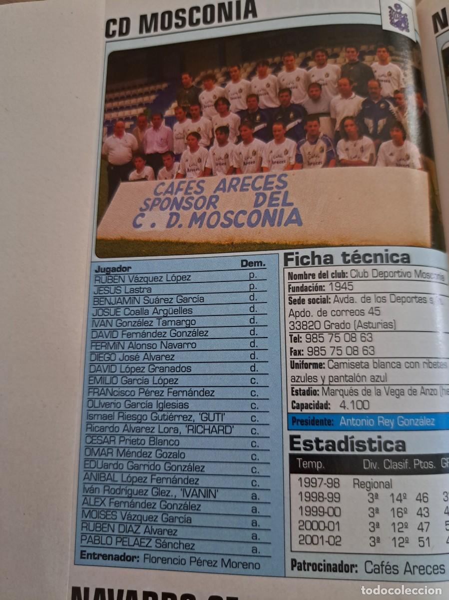 Coleccionismo deportivo: Foto plantilla y jugadores Don Bal&oacute;n 2002-03. CD Mosconia
