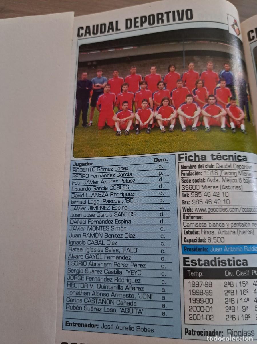 Sports collectibles: Foto plantilla y jugadores Don Bal&oacute;n 2002-03. Caudal Deportivo