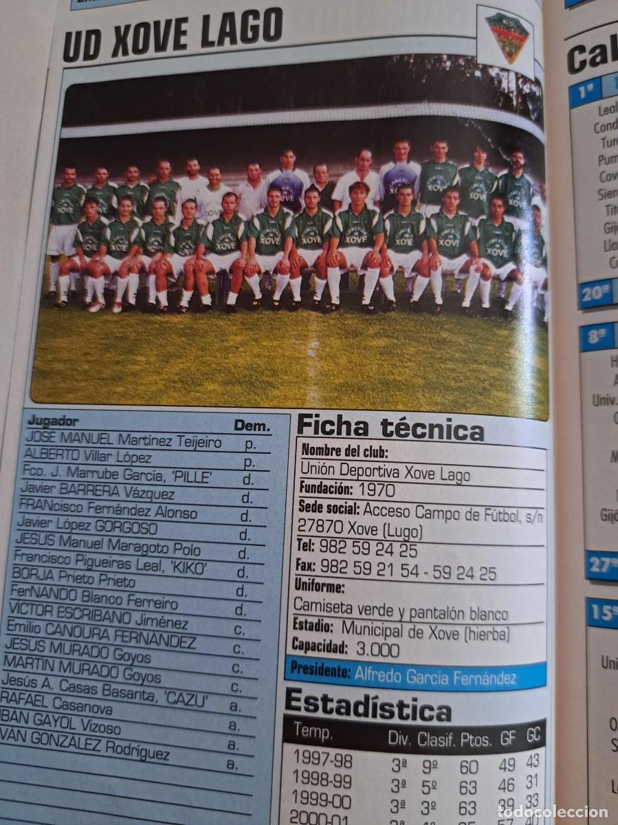 Sports collectibles: Foto plantilla y jugadores Don Bal&oacute;n 2002-03. UD Xove Lago