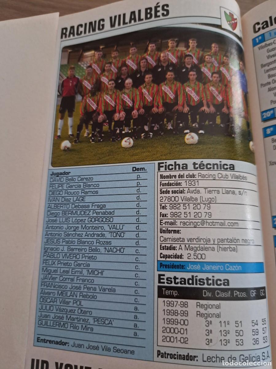 Collezionismo sportivo: Foto plantilla y jugadores Don Bal&oacute;n 2002-03. Racing Villalb&eacute;s