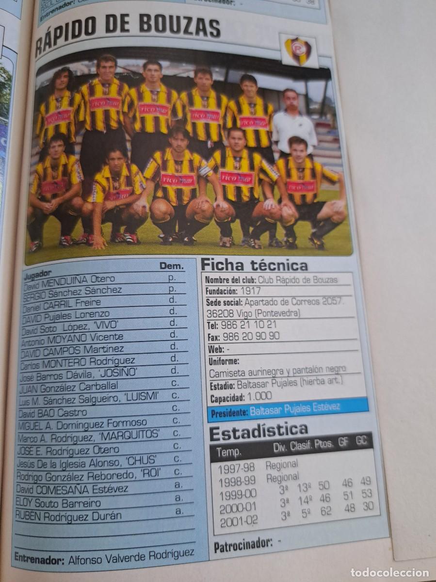 Sports collectibles: Foto plantilla y jugadores Don Bal&oacute;n 2002-03. R&aacute;pido de Bouzas