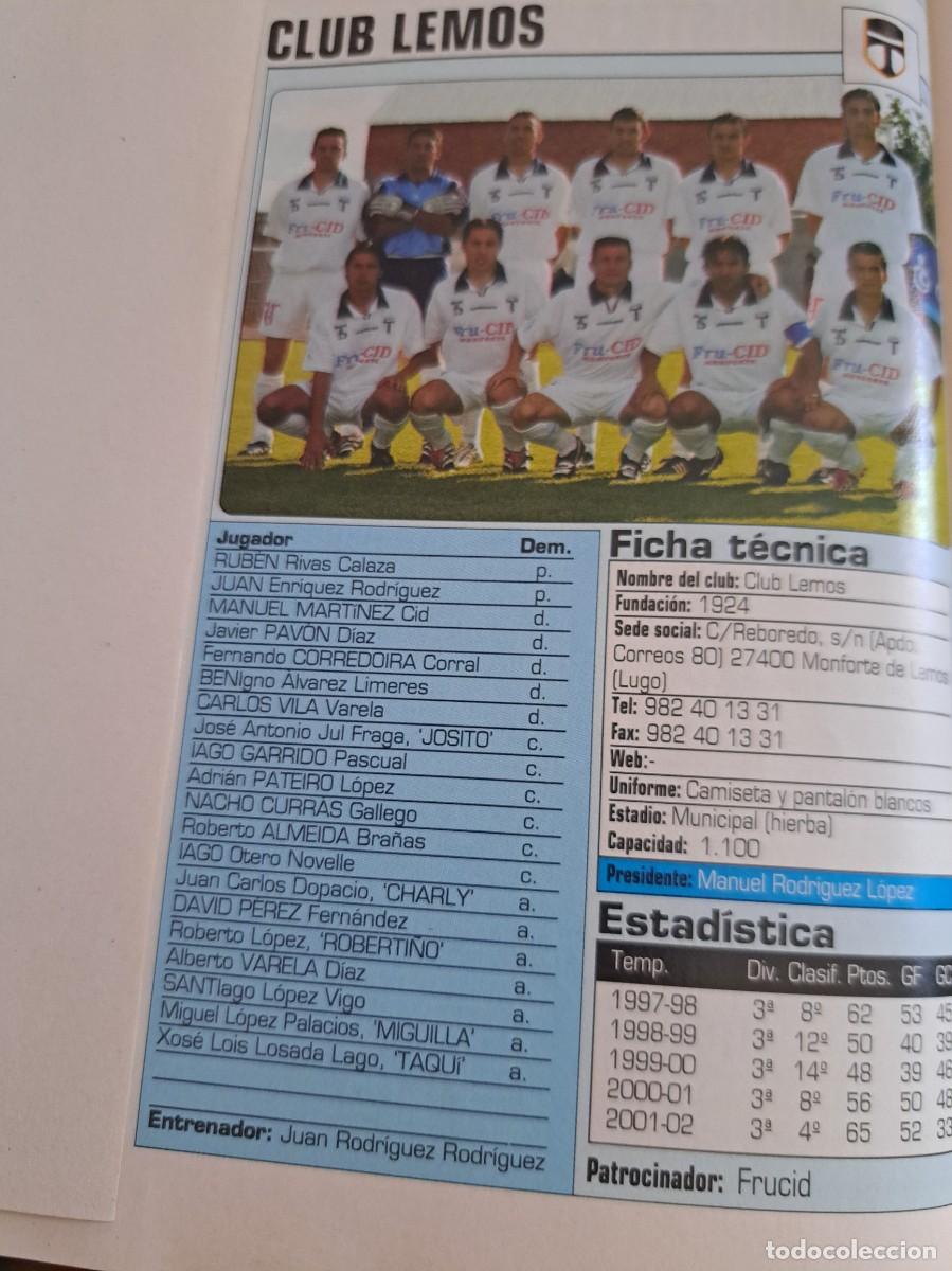 Sports collectibles: Foto plantilla y jugadores Don Bal&oacute;n 2002-03. Club Lemos