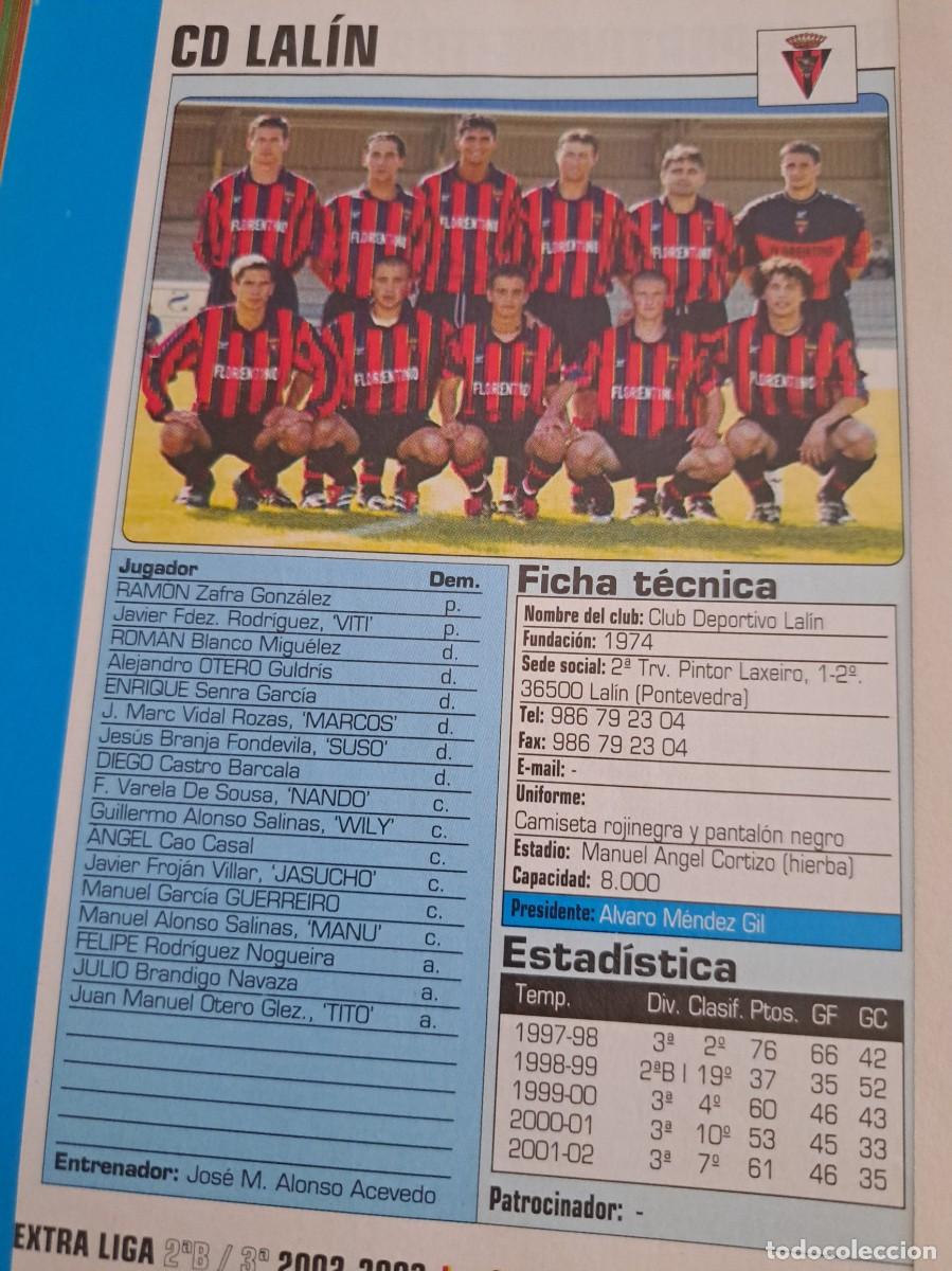 Sports collectibles: Foto plantilla y jugadores Don Bal&oacute;n 2002-03. CD Lal&iacute;n