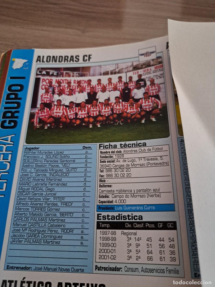 Coleccionismo deportivo: Foto plantilla y jugadores Don Bal&oacute;n 2002-03. Alondras CF