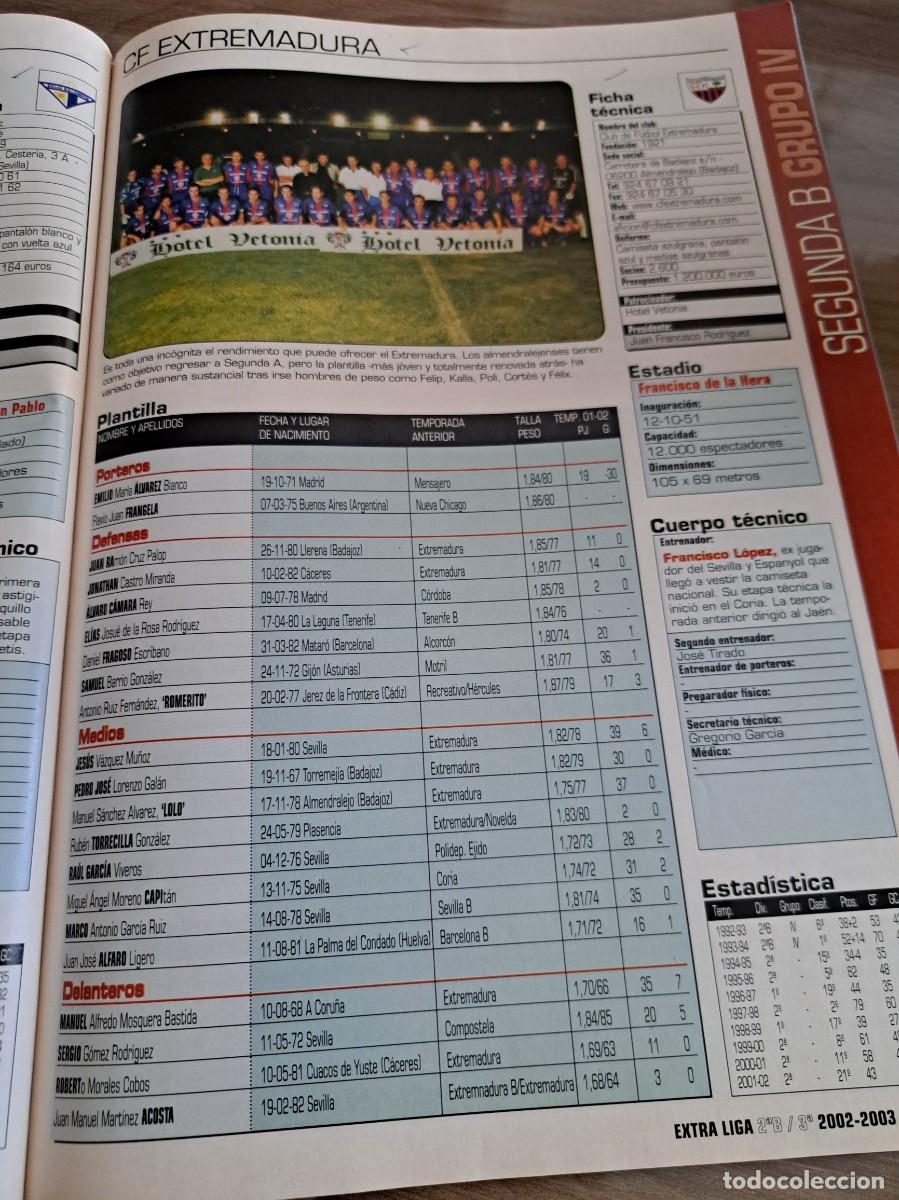 Coleccionismo deportivo: Foto plantilla y jugadores Don Bal&oacute;n 2002-03. CF Extremadura