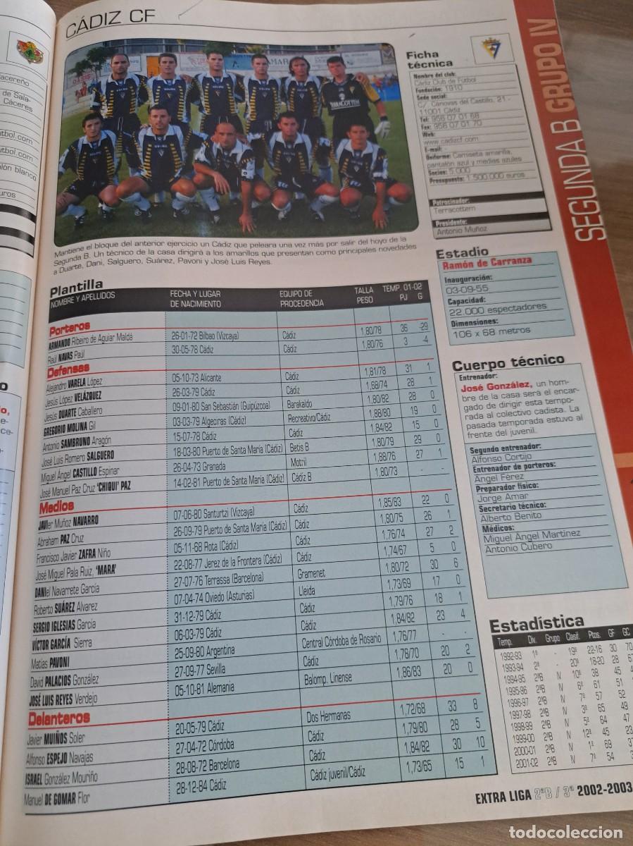 Coleccionismo deportivo: Foto plantilla y jugadores Don Bal&oacute;n 2002-03. C&aacute;diz CF