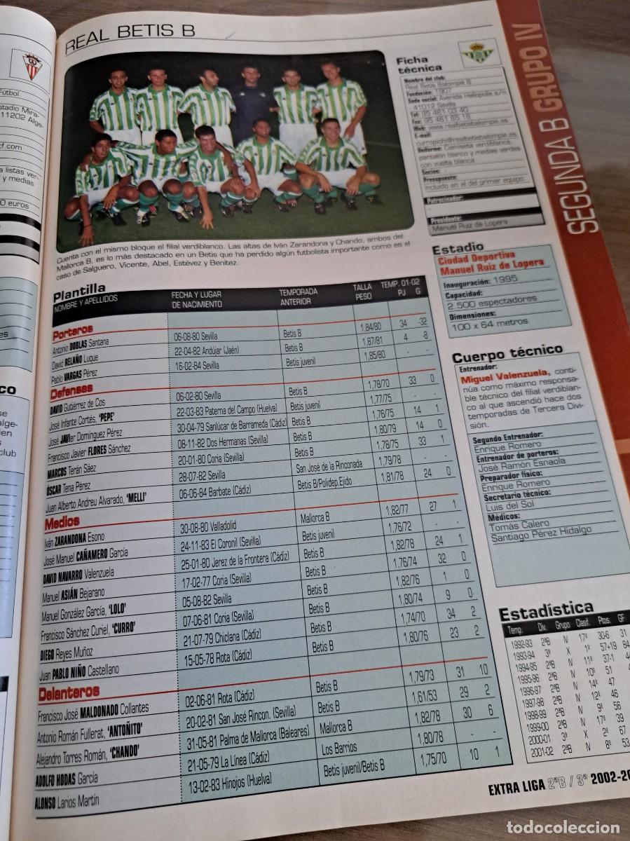 Coleccionismo deportivo: Foto plantilla y jugadores Don Bal&oacute;n 2002-03. Real Betis B