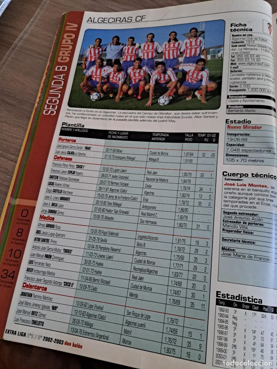 Coleccionismo deportivo: Foto plantilla y jugadores Don Bal&oacute;n 2002-03. Algeciras CF