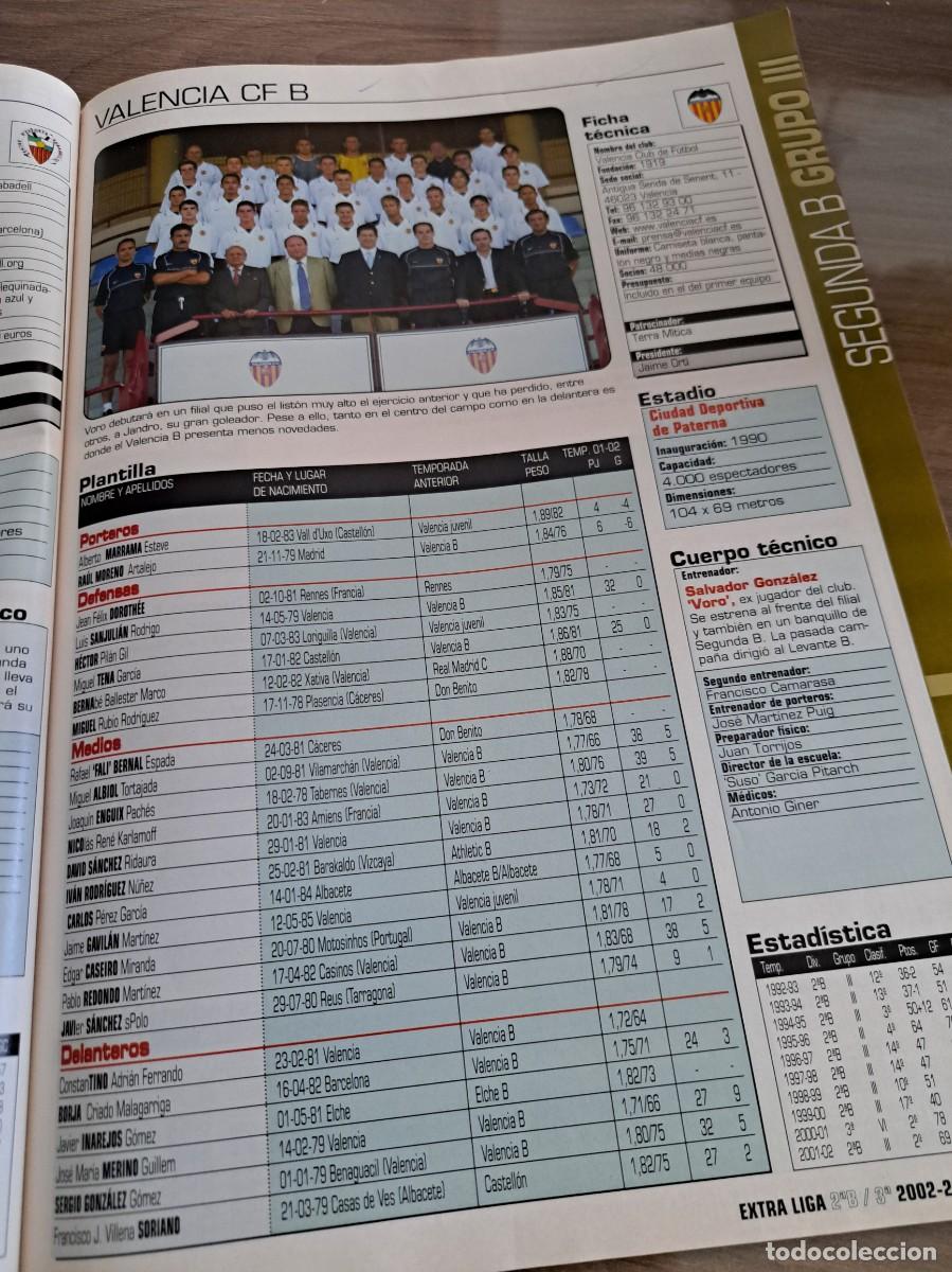 Coleccionismo deportivo: Foto plantilla y jugadores Don Bal&oacute;n 2002-03. Valencia CF B