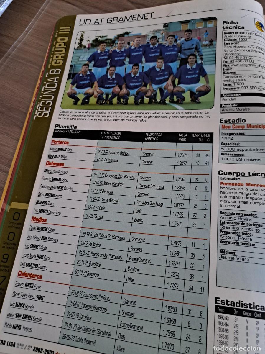 Sports collectibles: Foto plantilla y jugadores Don Bal&oacute;n 2002-03. UD At Gramenet