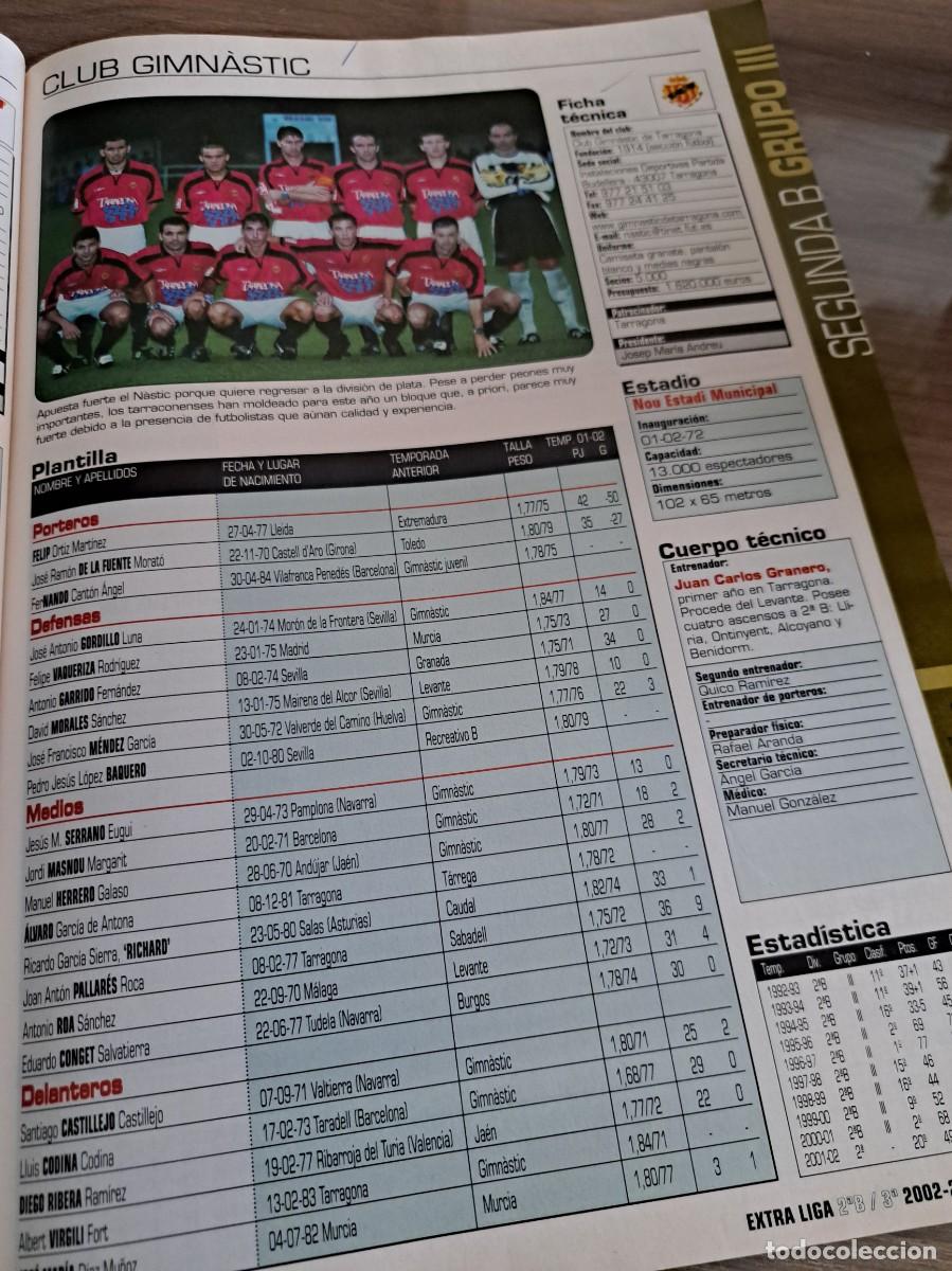 Sports collectibles: Foto plantilla y jugadores Don Bal&oacute;n 2002-03. Gimnastic Tarragona