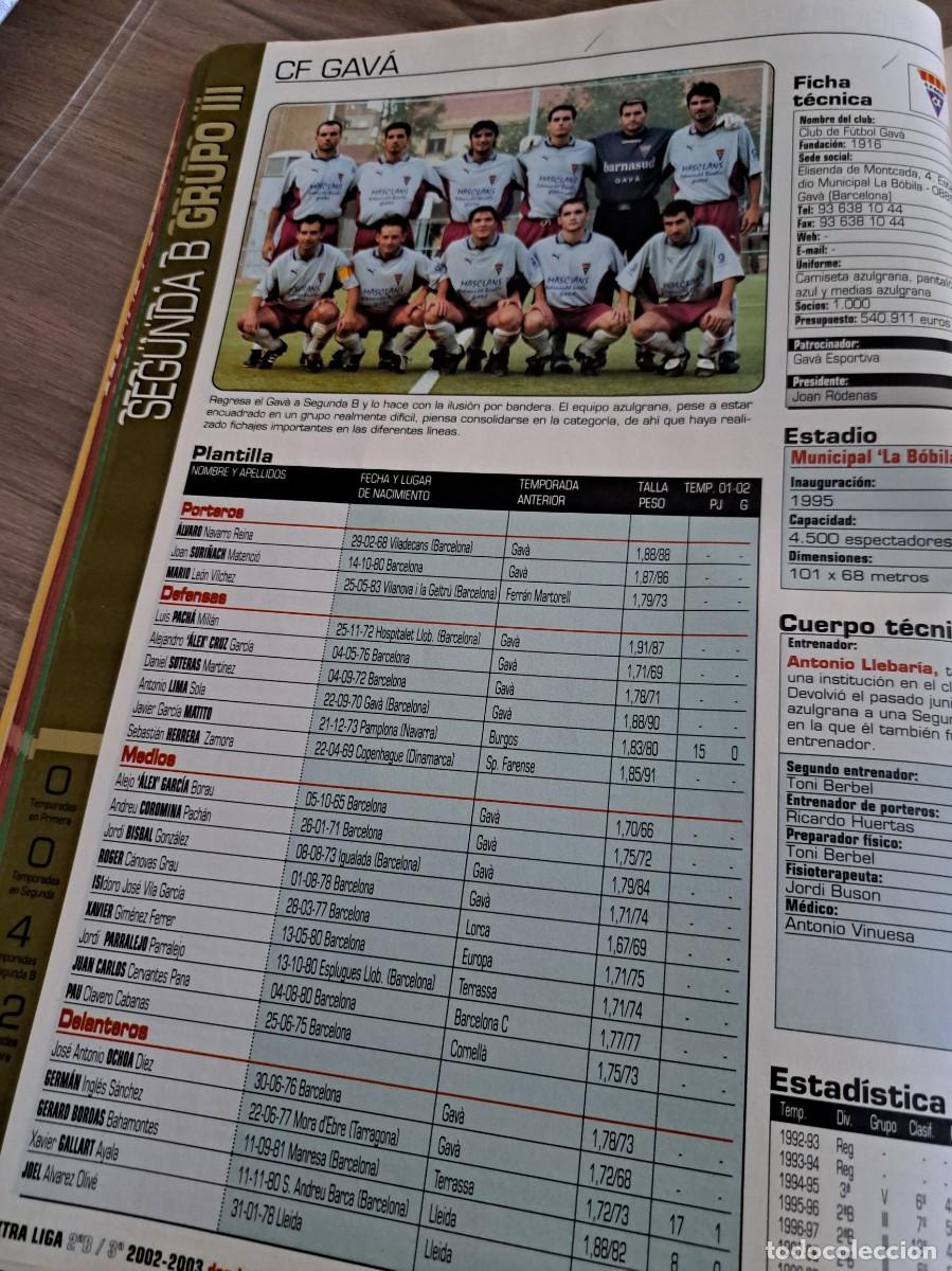 Coleccionismo deportivo: Foto plantilla y jugadores Don Bal&oacute;n 2002-03. CF Gav&aacute;