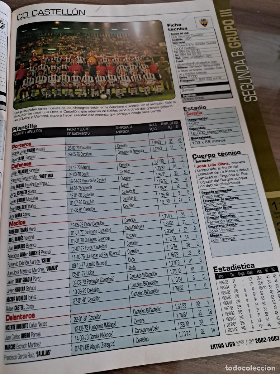Sports collectibles: Foto plantilla y jugadores Don Bal&oacute;n 2002-03. CD Castell&oacute;n