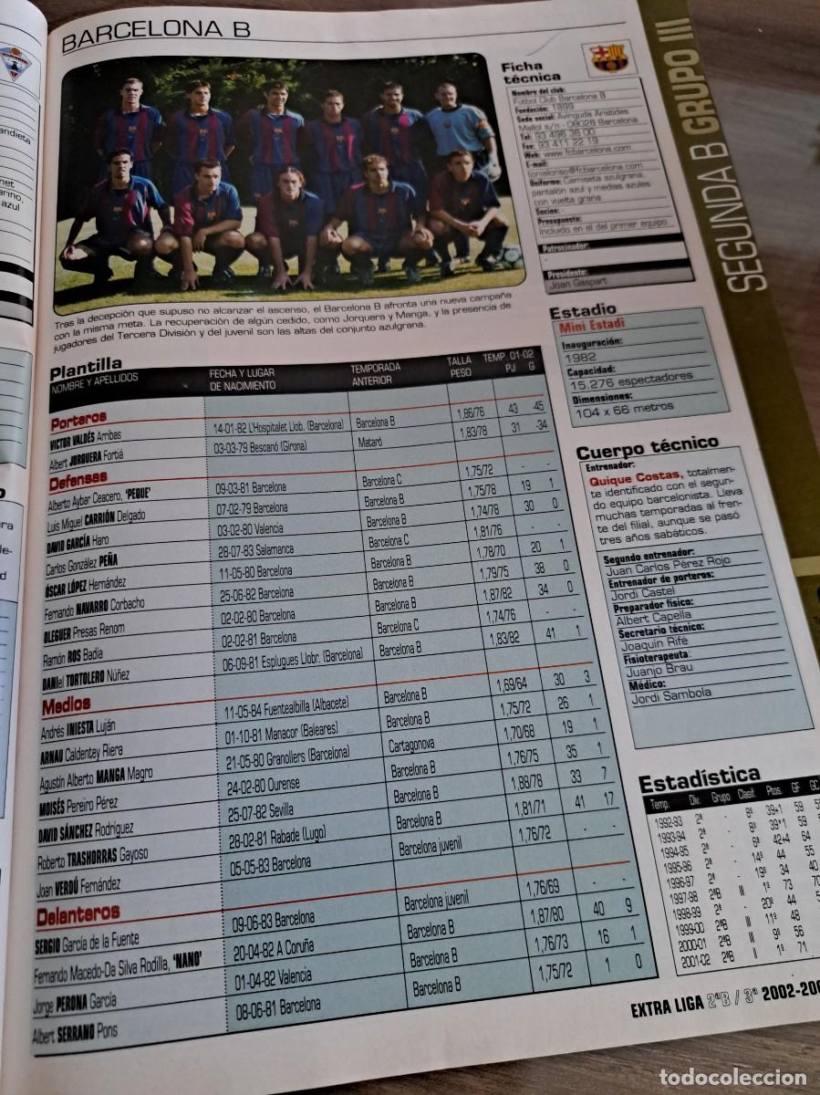 Sports collectibles: Foto plantilla y jugadores Don Bal&oacute;n 2002-03. FC Barcelona B