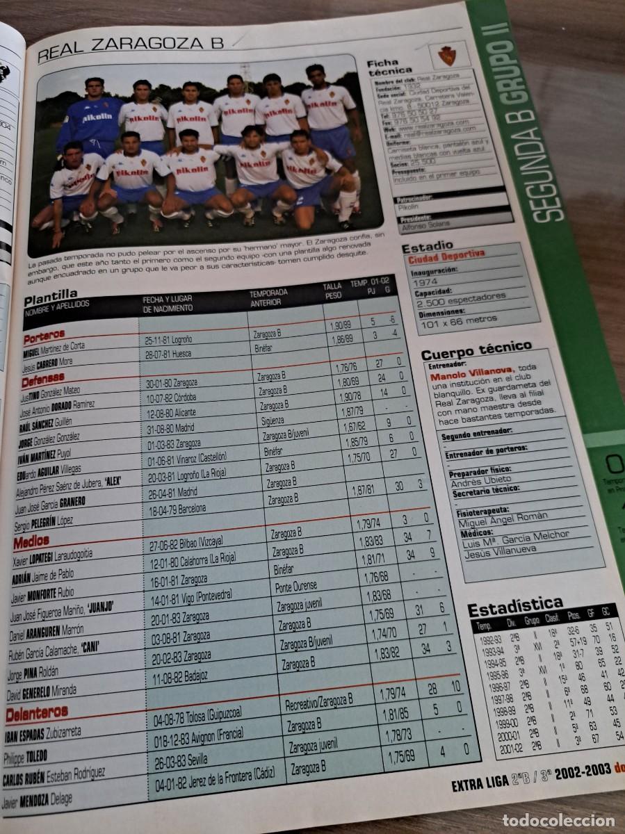Sports collectibles: Foto plantilla y jugadores Don Bal&oacute;n 2002-03. Real Zaragoza B