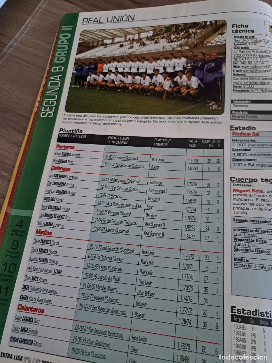 Coleccionismo deportivo: Foto plantilla y jugadores Don Bal&oacute;n 2002-03. Real Uni&oacute;n de Irun