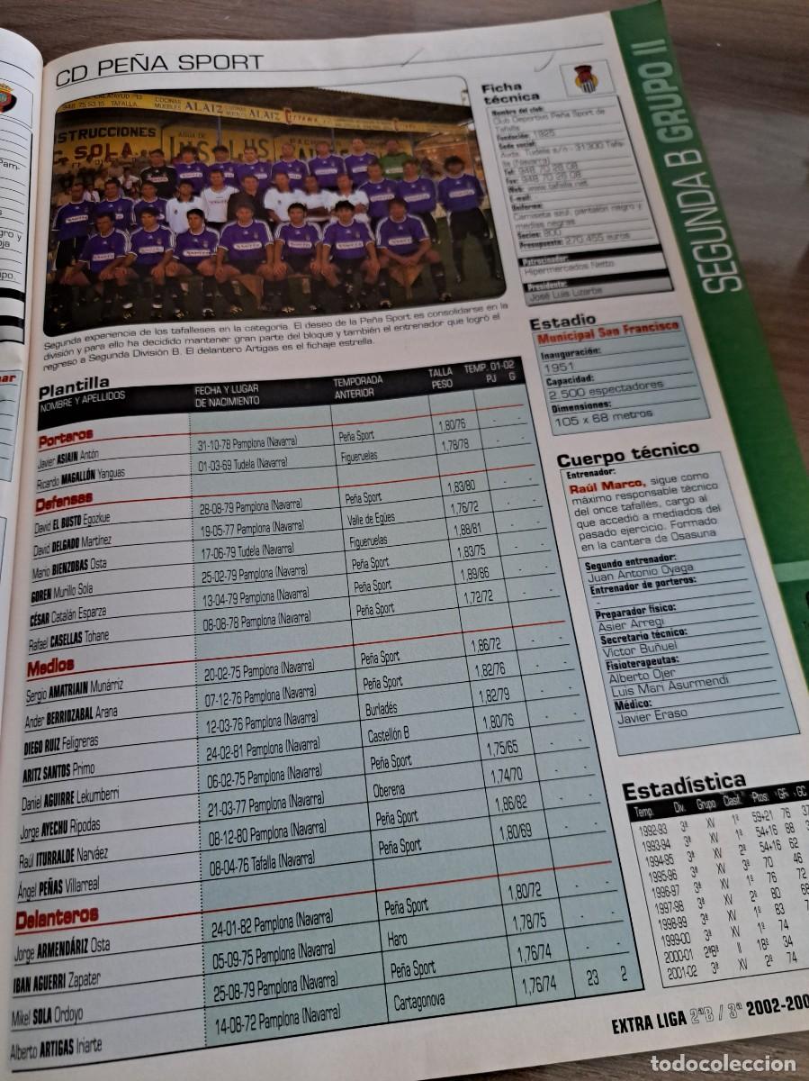 Sports collectibles: Foto plantilla y jugadores Don Bal&oacute;n 2002-03. CD Pe&ntilde;a Sport