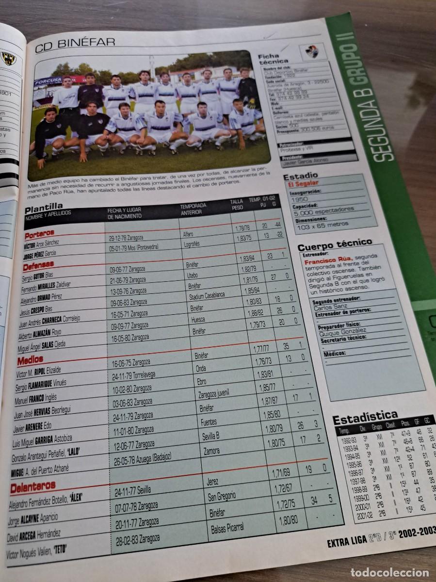 Coleccionismo deportivo: Foto plantilla y jugadores Don Bal&oacute;n 2002-03. CD Binefar