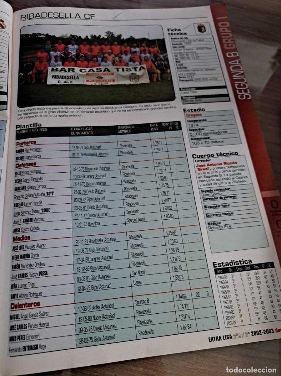 Coleccionismo deportivo: Foto plantilla y jugadores Don Bal&oacute;n 2002-03. Ribadesella CF
