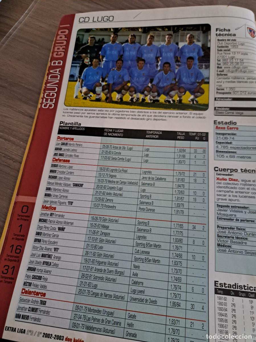 Coleccionismo deportivo: Foto plantilla y jugadores Don Bal&oacute;n 2002-03. Club Lugo