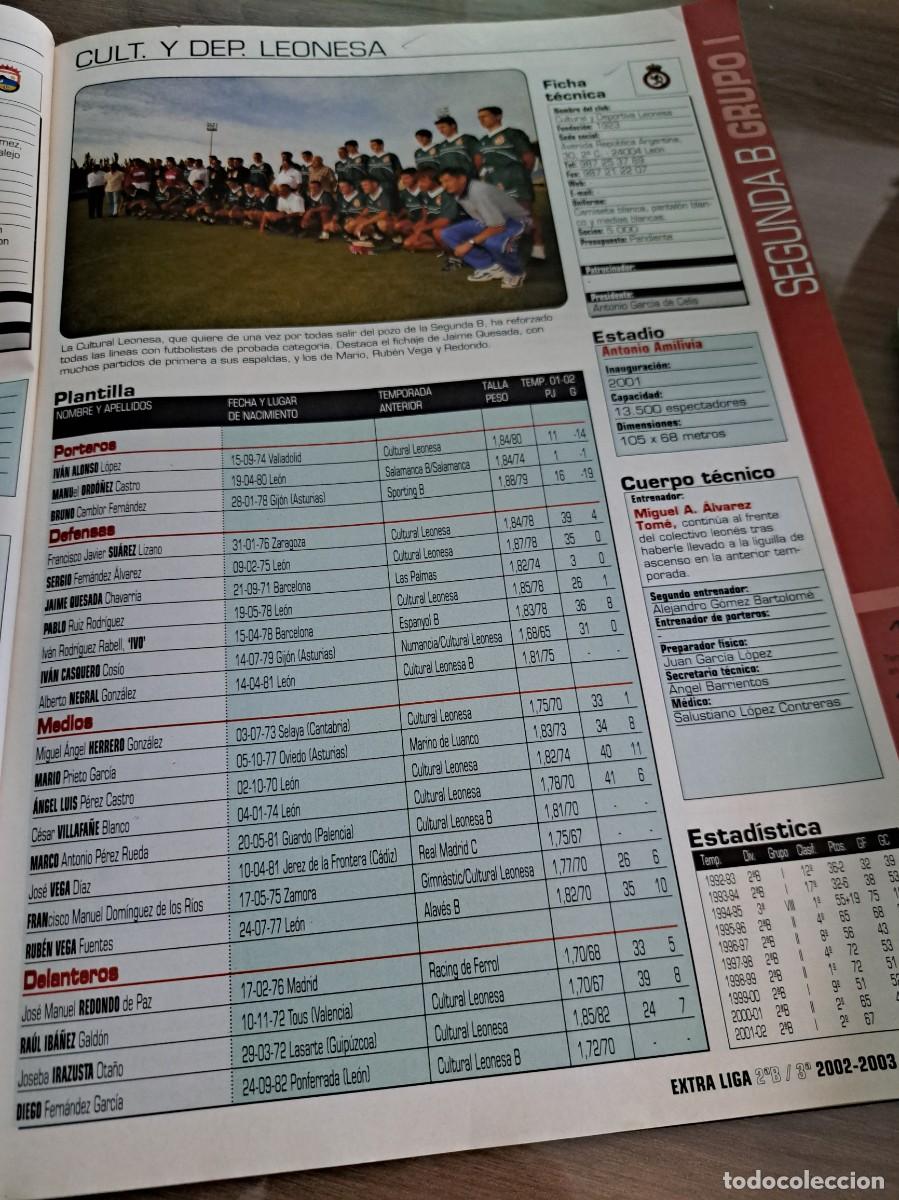 Coleccionismo deportivo: Foto plantilla y jugadores Don Bal&oacute;n 2002-03. Cultural Leonesa
