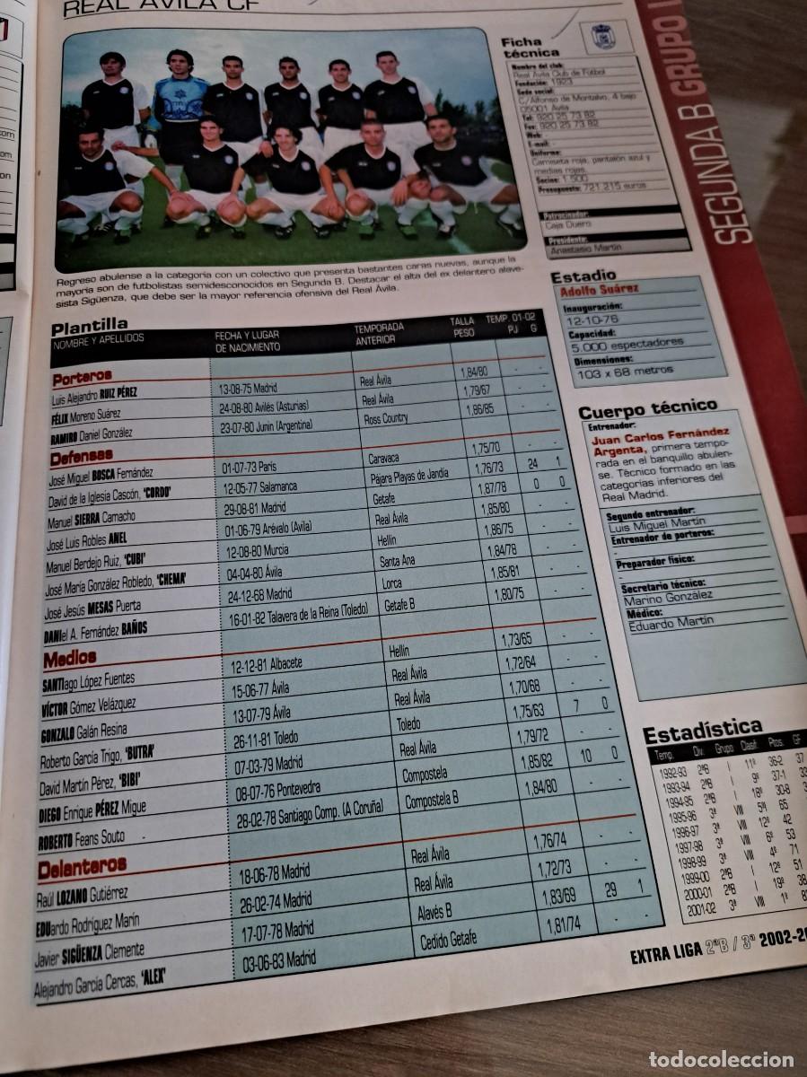 Coleccionismo deportivo: Foto plantilla y jugadores Don Bal&oacute;n 2002-03. Real &Aacute;vila CF