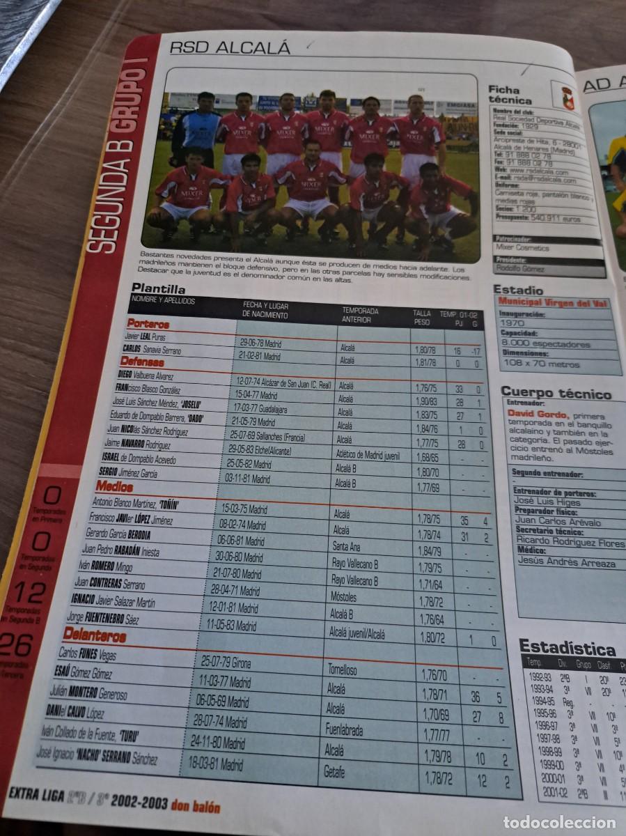 Coleccionismo deportivo: Foto plantilla y jugadores Don Bal&oacute;n 2002-03. RSD Alcal&aacute;