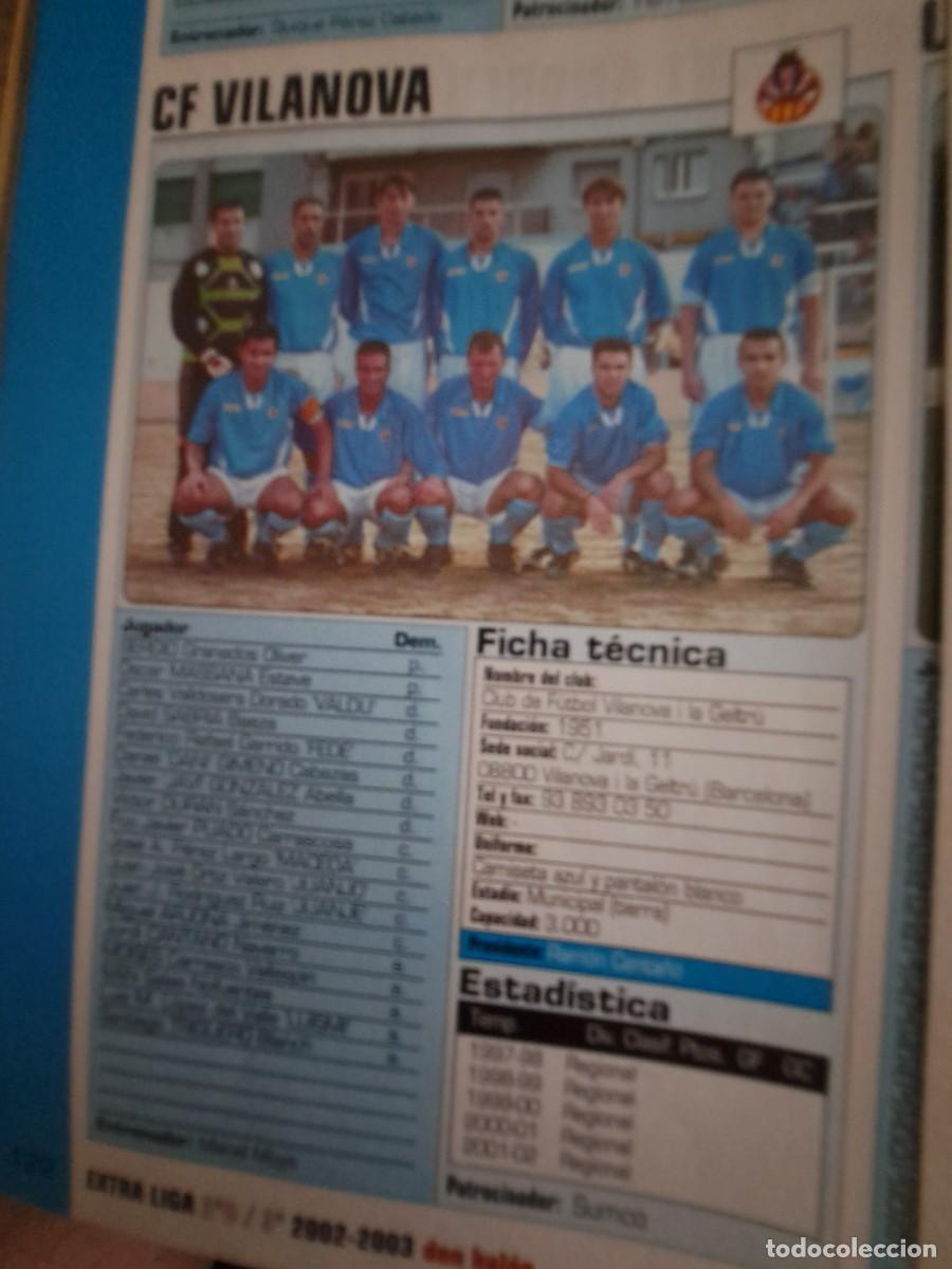 Coleccionismo deportivo: Foto plantilla y jugadores Don Bal&oacute;n 2002-03. CF Vilanova
