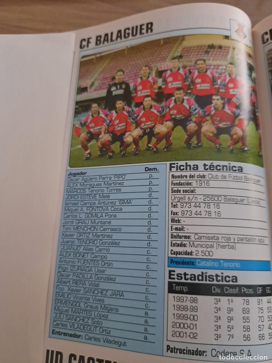Coleccionismo deportivo: Foto plantilla y jugadores Don Bal&oacute;n 2002-03. CF Balaguer