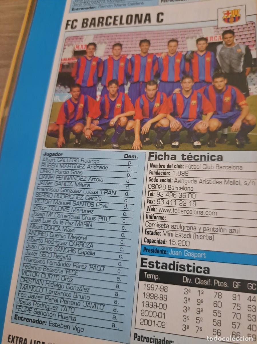 Coleccionismo deportivo: Foto plantilla y jugadores Don Bal&oacute;n 2002-03. FC Barcelona C