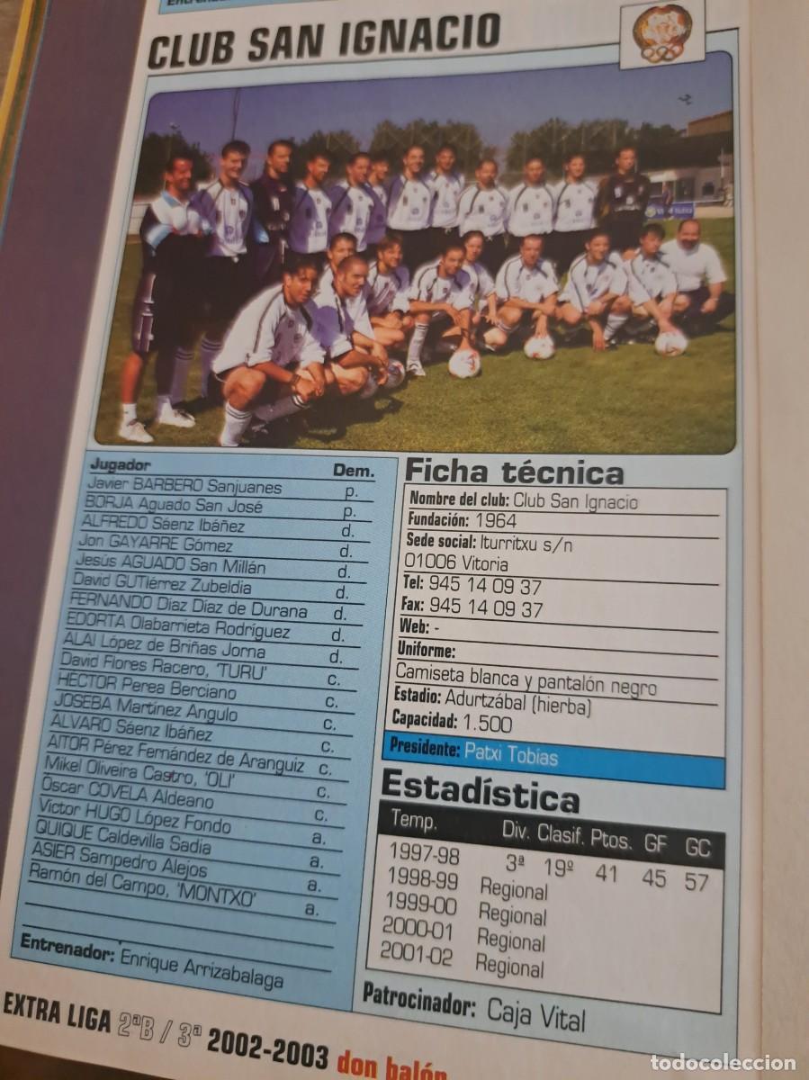 Coleccionismo deportivo: Foto plantilla y jugadores Don Bal&oacute;n 2002-03. Club San Ignacio
