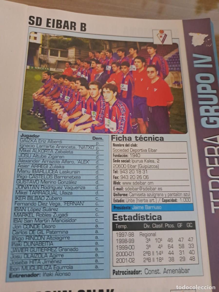 Coleccionismo deportivo: Foto plantilla y jugadores Don Bal&oacute;n 2002-03. SD Eibar B