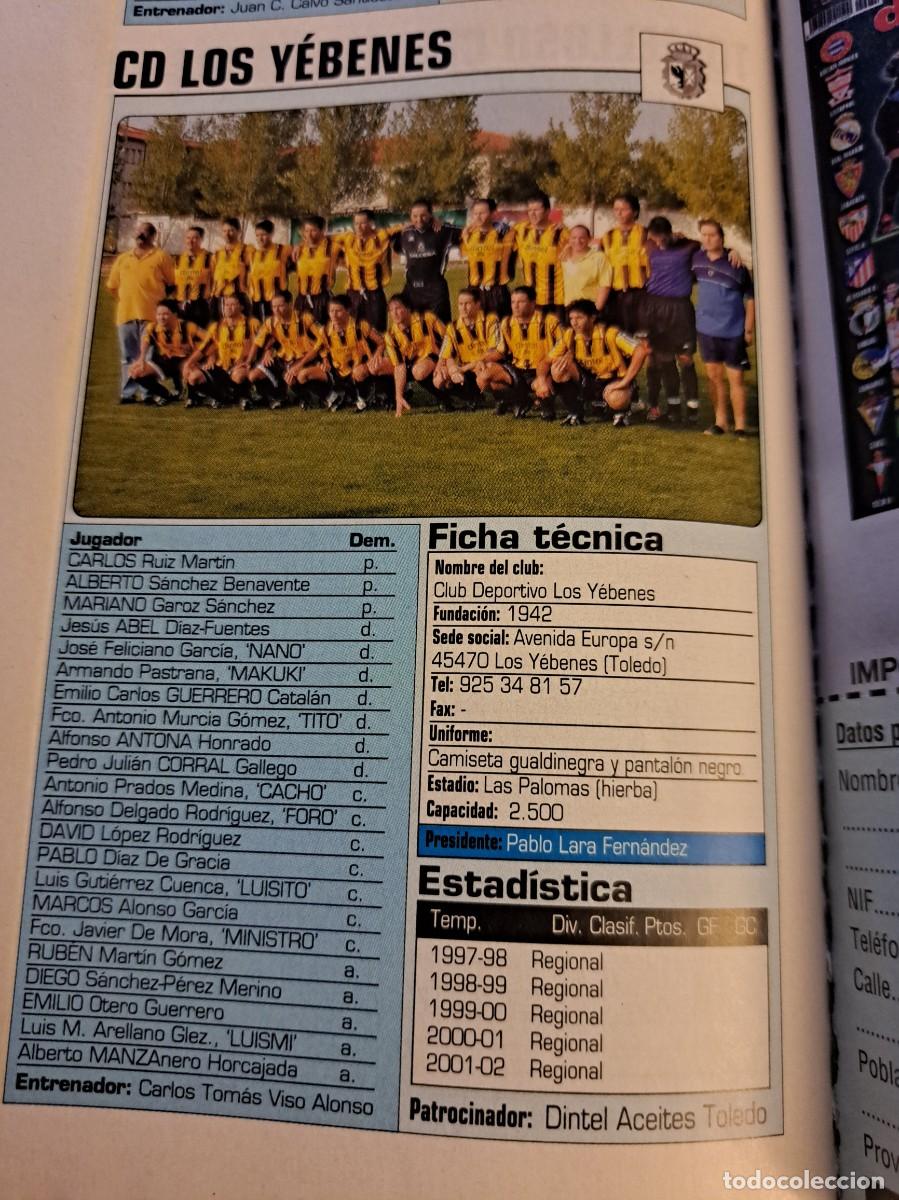 Coleccionismo deportivo: Foto plantilla y jugadores Don Bal&oacute;n 2002-03. CD Los Y&eacute;benes