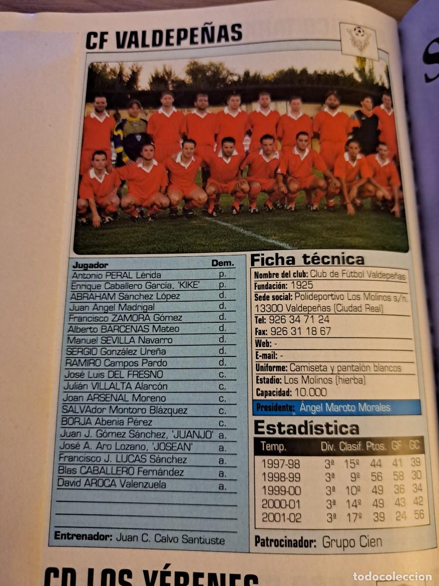 Coleccionismo deportivo: Foto plantilla y jugadores Don Bal&oacute;n 2002-03. CF Valdepe&ntilde;as