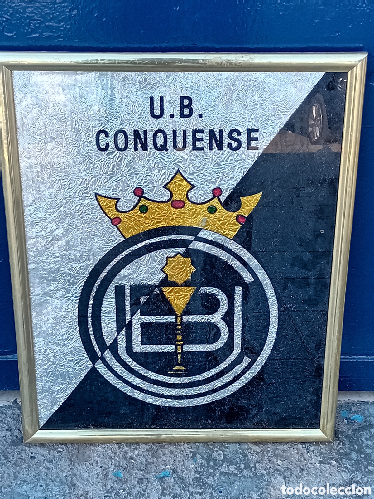 Coleccionismo deportivo: ESCUDO ARTESANAL FUTBOL CONQUENSE