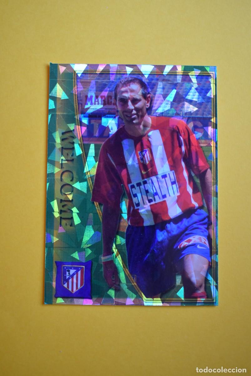 Sammelleidenschaft Sport: Cromo Petrov. Atl&eacute;tico de Madrid. N. &ordm; 599. Mundicromo. Liga 2005 2006. Brillo foil tri&aacute;ngulos.