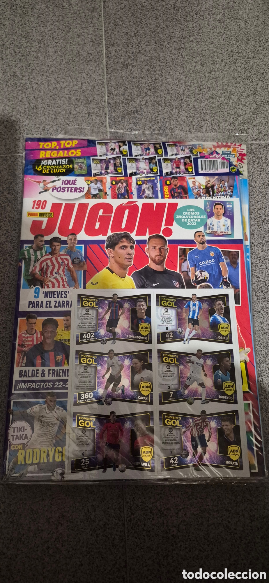 Coleccionismo deportivo: REVISTA JUGON SIN ABRIR