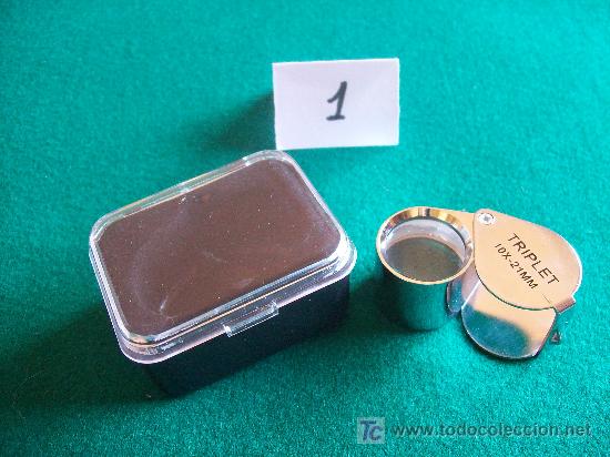 Material numism&aacute;tico: LUPA TOTALMENTE EN METAL-CRISTAL - Foto 1
