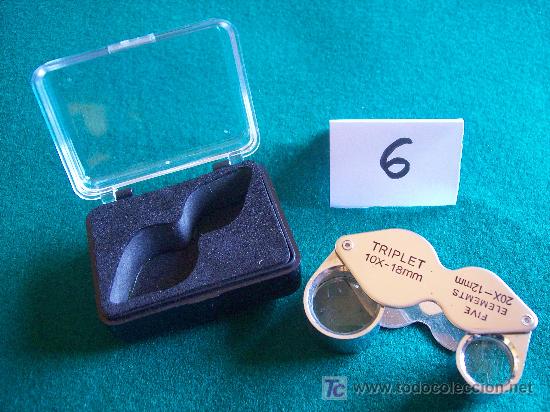 Material numism&aacute;tico: LUPA TOTALMENTE EN METAL-CRISTAL - Foto 1