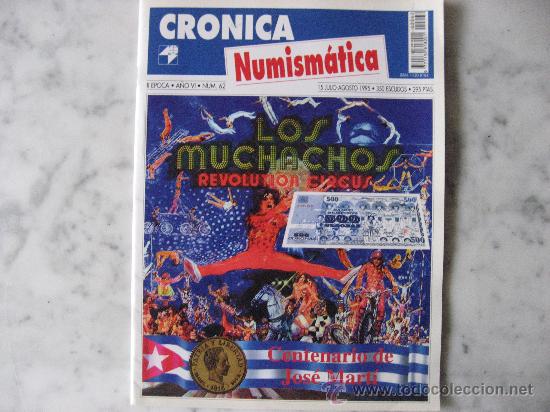 Material numism&aacute;tico: CRONICA NUMISMATICA, N&ordm; 62 JULIO -AGOSTO DE 1995-COMO NUEVA. - Foto 1