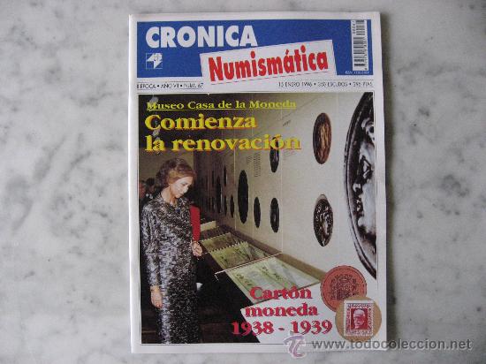 Material numism&aacute;tico: CRONICA NUMISMATICA, N&ordm; 67,ENERO DE 1996-COMO NUEVA. - Foto 1