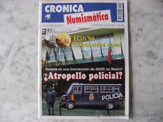 Material numism&aacute;tico: CRONICA NUMISMATICA, N&ordm; 71,MAYO DE 1996-COMO NUEVA. - Foto 1