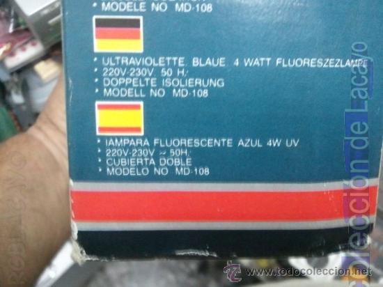 Material numism&aacute;tico: L&Aacute;MPARA ULTRAVIOLETA A 12 VOLTIOS CON CONEXION PARA COCHE - Foto 4