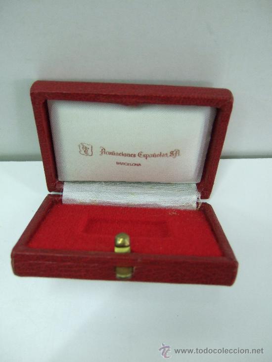 Material numism&aacute;tico: ESTUCHE CAJA - ACU&Ntilde;ACIONES ESPA&Ntilde;OLAS - HUECO PARA OBJETO RECTANGULAR - 7X5X2 - Foto 2
