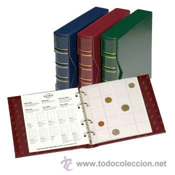 Material numism&aacute;tico: ALBUM NUMIS CLASIC CON HOJAS - Foto 1