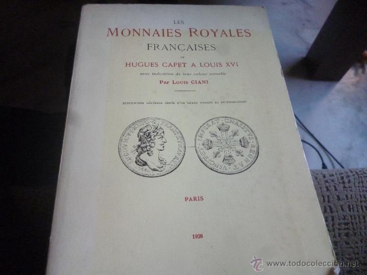 Material numism&aacute;tico: CATALOGO MONEDAS ROYALES FRANCESAS EDICION 1926, EN FRANCES - Foto 1