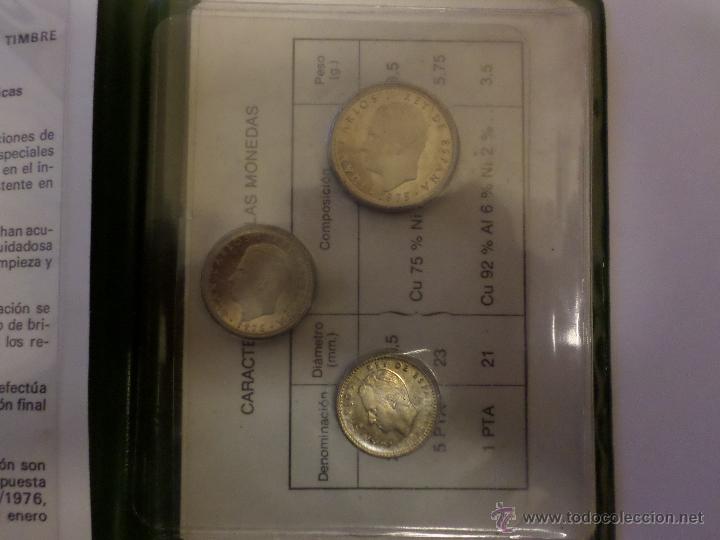 Material numism&aacute;tico: PRUEBA NUMISMATICA A&Ntilde;O 1977 JUAN CARLOS I - Foto 2