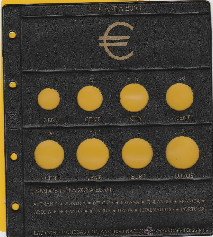 Material numism&aacute;tico: HOJA BEUMER PARA EUROS HOLANDA 2003 A ESTRENAR - Foto 1